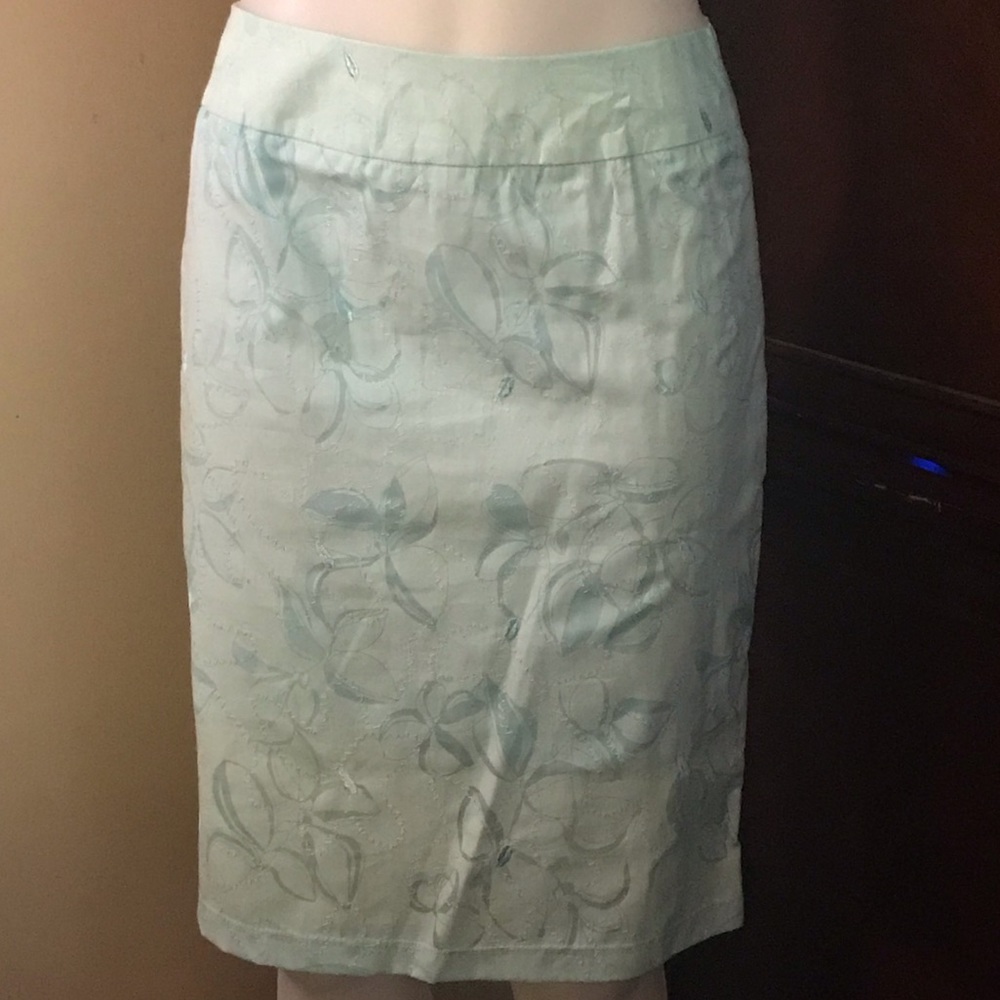 🆕 YS USA Blue Midi Stitch Skirt- Medium